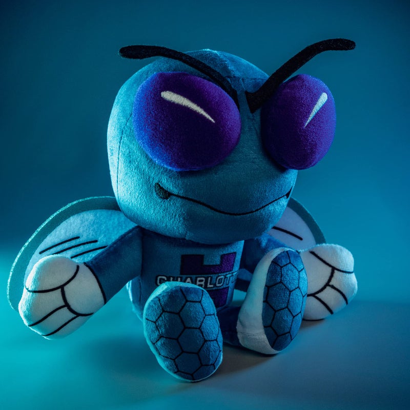 Bleacher Creatures Charlotte Hornets Hugo Mascot Kuricha Sitting Plushees- Soft Chibi Inspired Mascot - Image 4